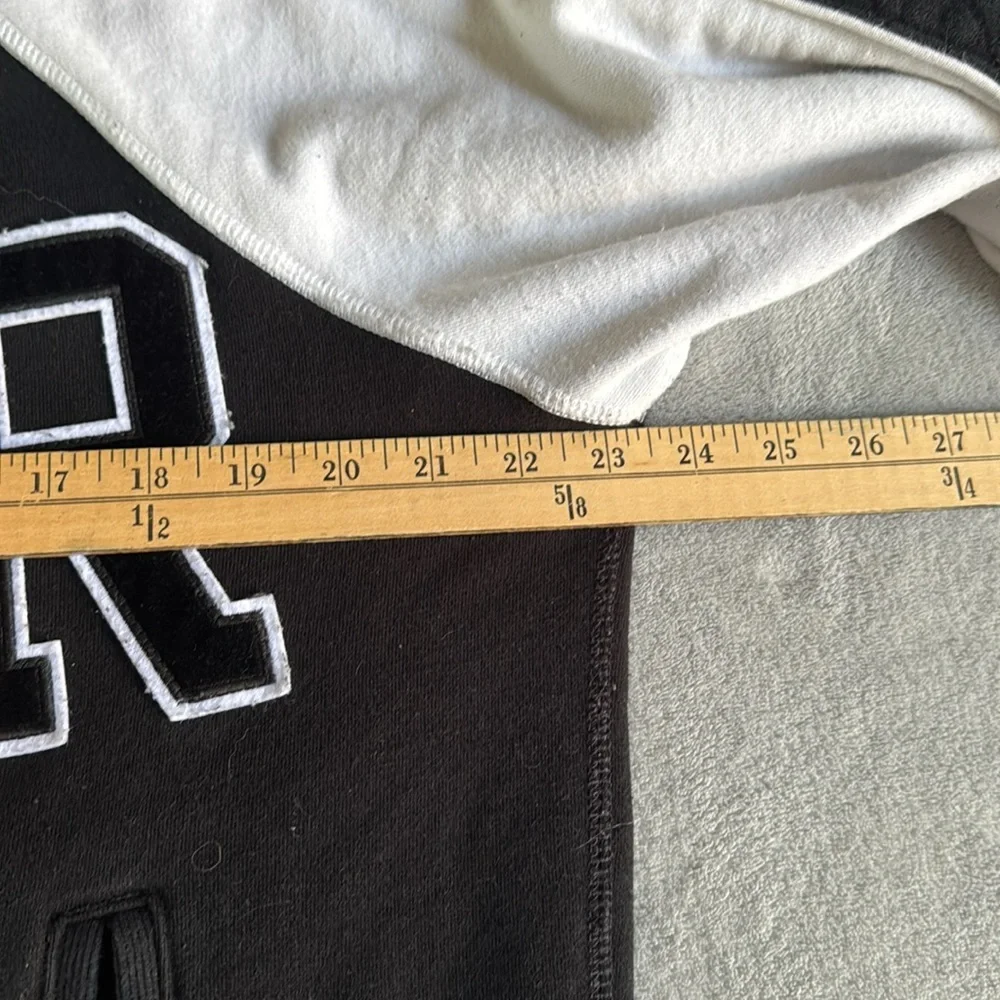 True Religion Black and White Varsity Jacket